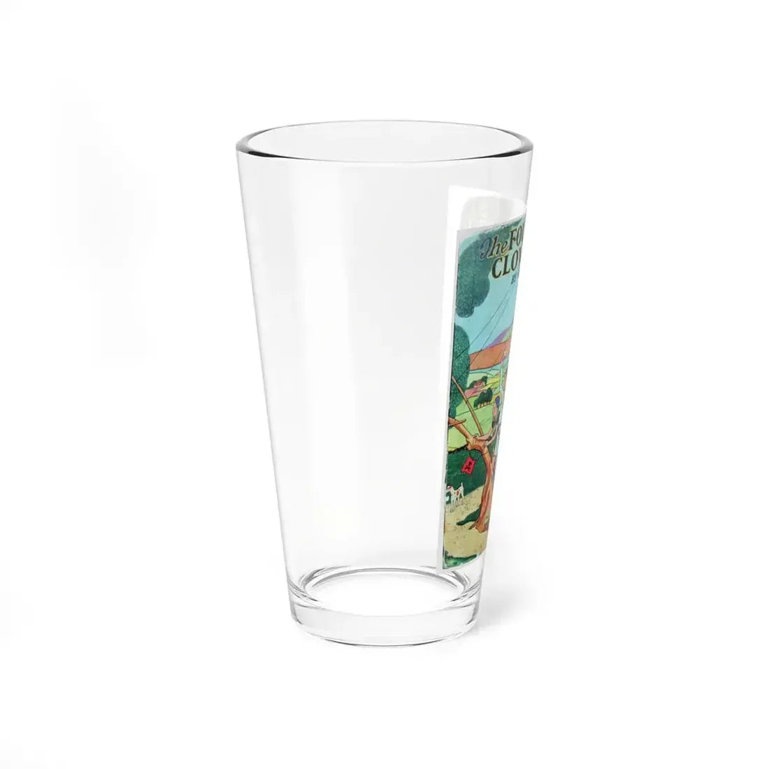 The Four-Leaved Clover and other stories by Gladys Peto (Magazine Illustration) Pint Glass 16oz - Go Mug Yourself