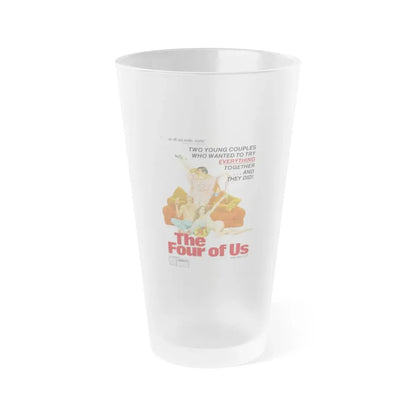 THE FOUR OF US 1972 Movie Poster - Frosted Pint Glass 16oz Default Title - Go Mug Yourself