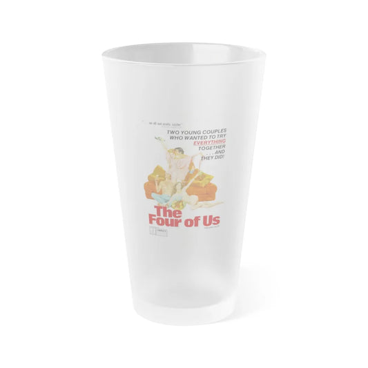 THE FOUR OF US 1972 Movie Poster - Frosted Pint Glass 16oz-Go Mug Yourself