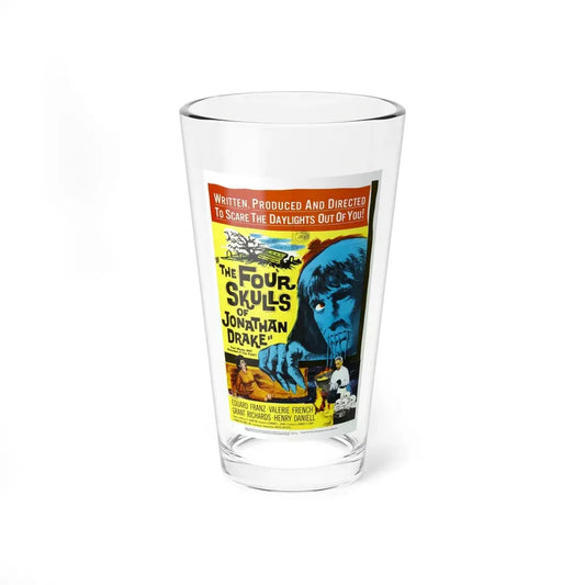 THE FOUR SKULLS OF JONATHAN DRAKE 1959 Movie Poster - Pint Glass 16oz 16oz - Go Mug Yourself