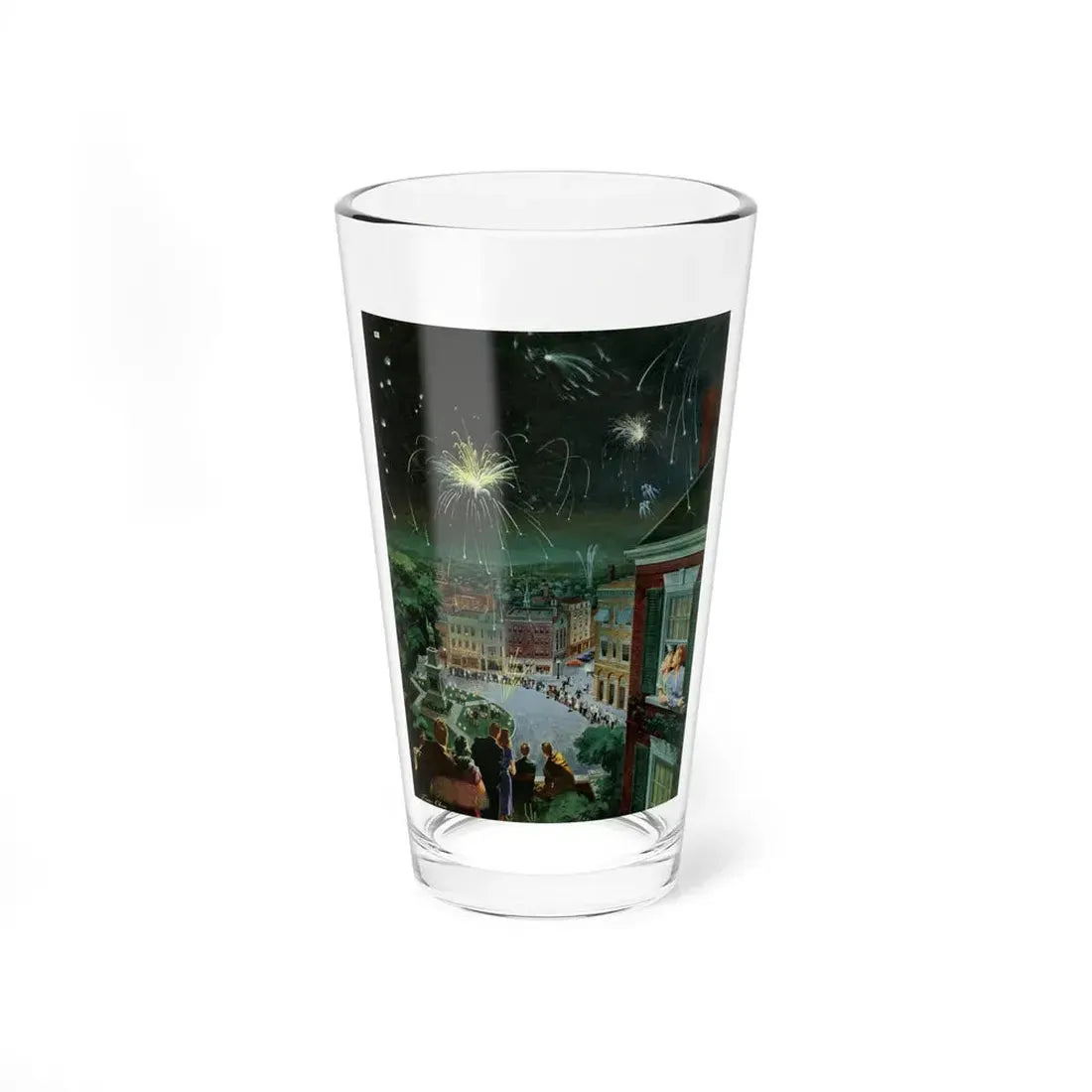 The Fourth, 1946 (Magazine Illustration) Pint Glass 16oz 16oz - Go Mug Yourself