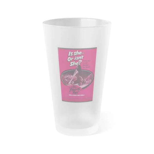 THE FOURTH SEX 1963 Movie Poster - Frosted Pint Glass 16oz 16oz Frosted - Go Mug Yourself