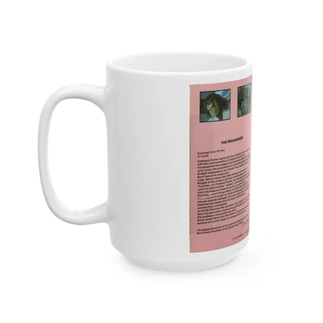THE FREAKMAKER (VHS COVER) - White Coffee Mug - Go Mug Yourself