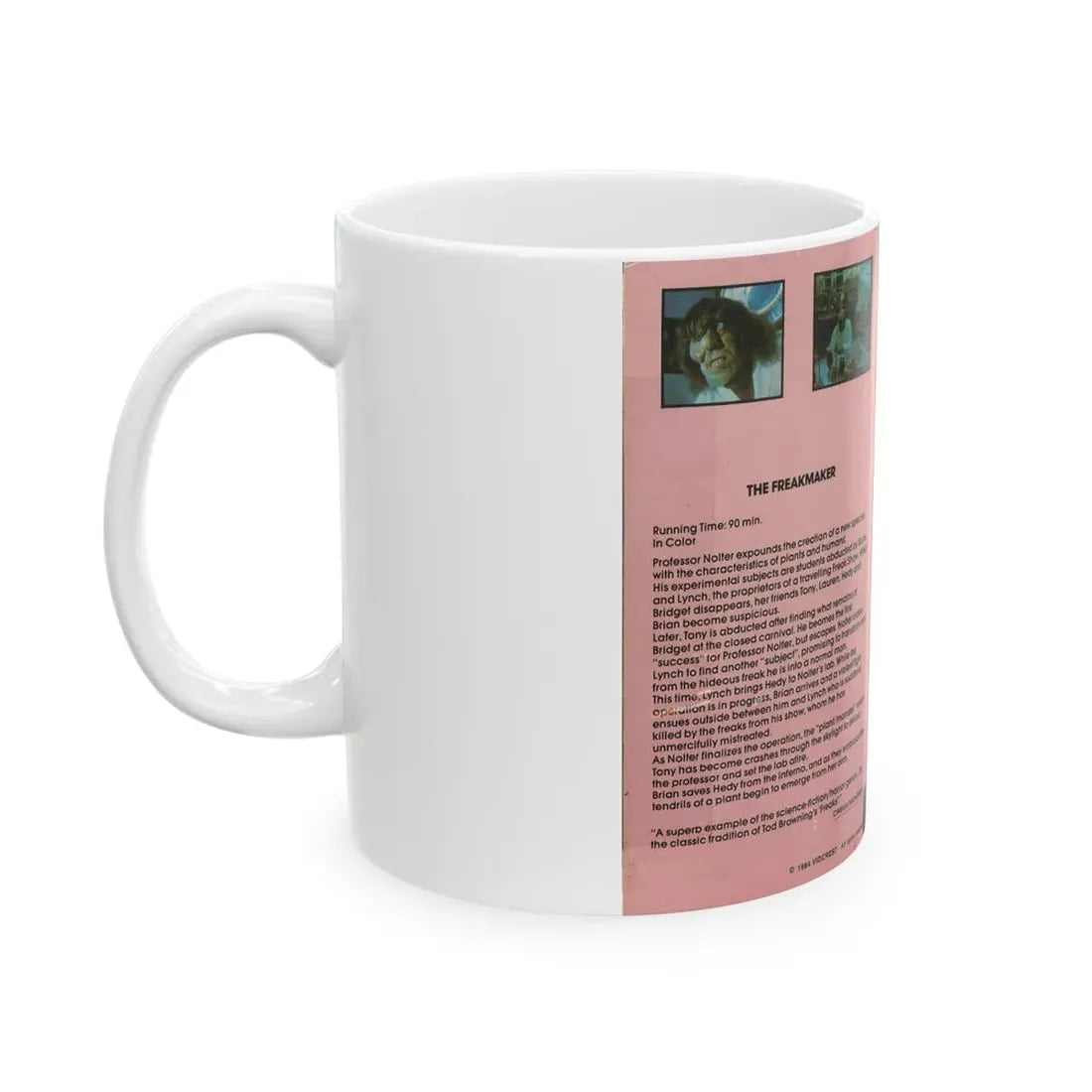 THE FREAKMAKER (VHS COVER) - White Coffee Mug - Go Mug Yourself