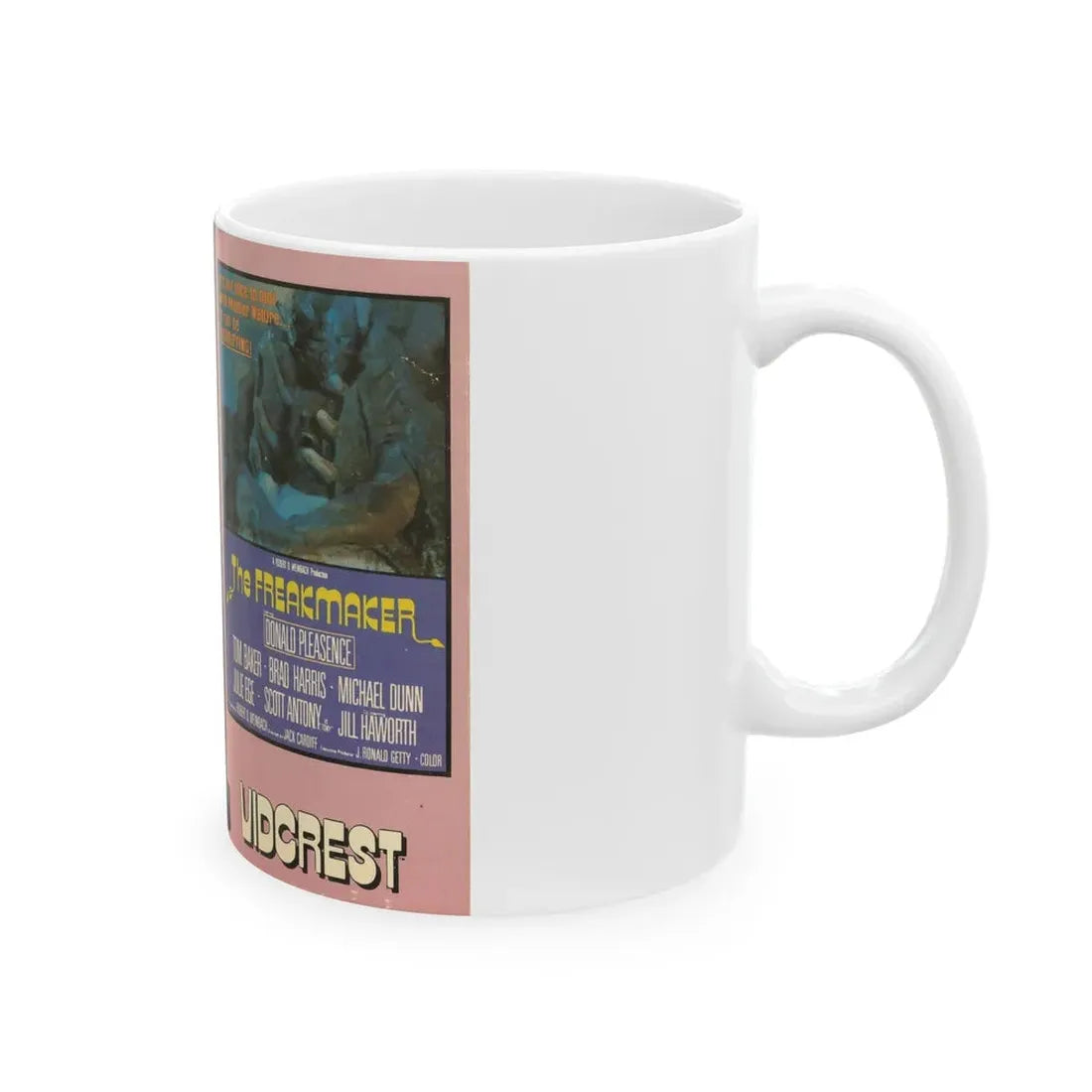 THE FREAKMAKER (VHS COVER) - White Coffee Mug - Go Mug Yourself