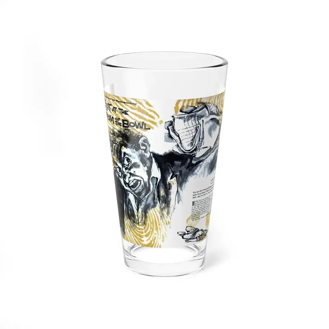 The Fruit at the Bottom of the Bowl, Cavalier, February 1960 (Magazine Illustration) Pint Glass 16oz 16oz - Go Mug Yourself