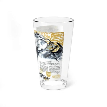 The Fruit at the Bottom of the Bowl, Cavalier, February 1960 (Magazine Illustration) Pint Glass 16oz - Go Mug Yourself