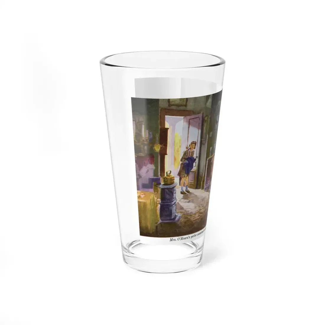 The Frustration of Peggy Allen (2 prize), Cosmopolitan, May 1947 (Magazine Illustration) Pint Glass 16oz - Go Mug Yourself