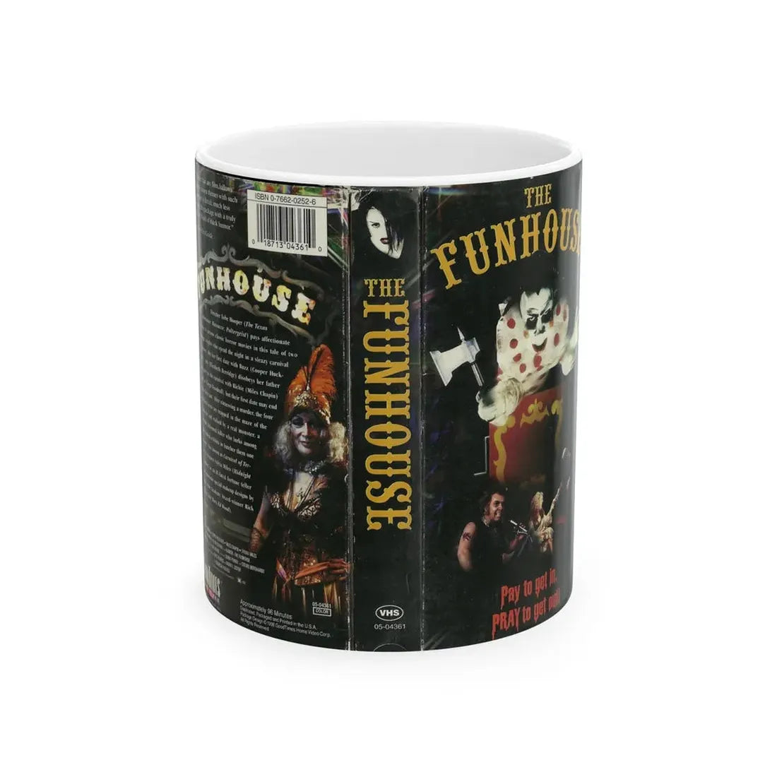 THE FUNHOUSE (VHS COVER) - White Coffee Mug 11oz - Go Mug Yourself
