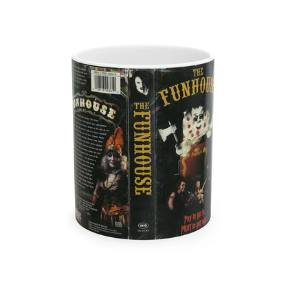 THE FUNHOUSE (VHS COVER) - White Coffee Mug 11oz - Go Mug Yourself