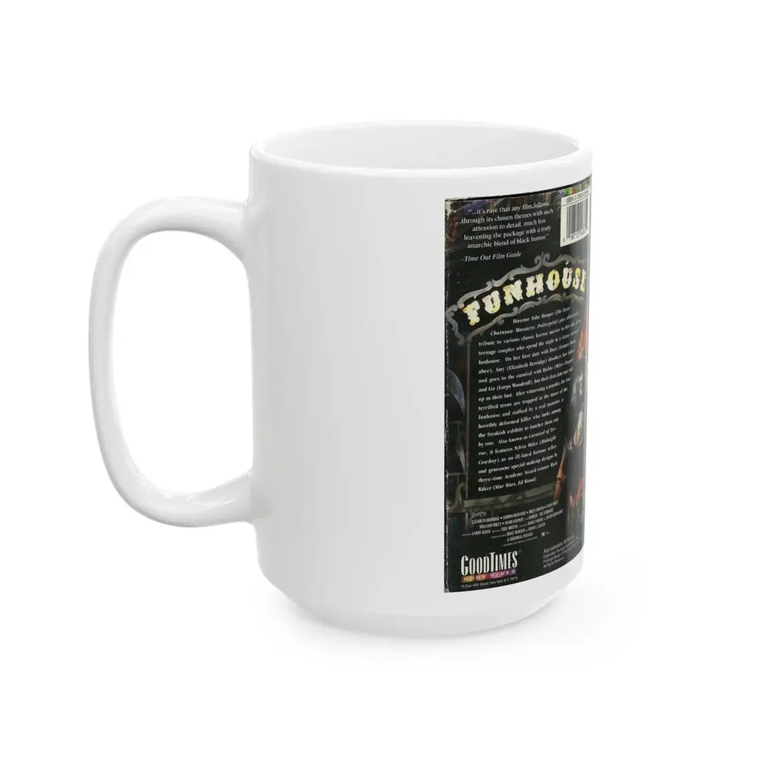 THE FUNHOUSE (VHS COVER) - White Coffee Mug - Go Mug Yourself