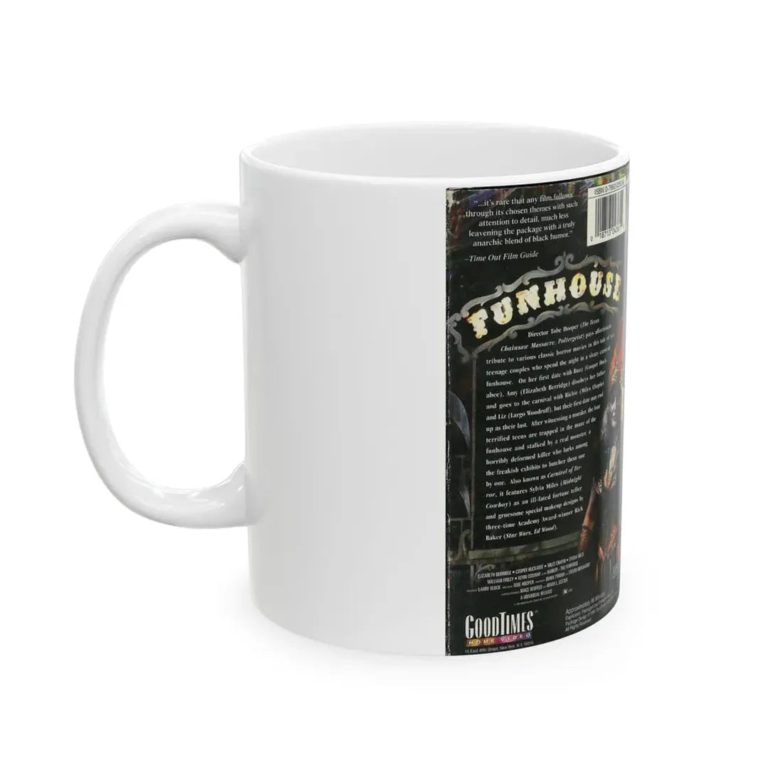 THE FUNHOUSE (VHS COVER) - White Coffee Mug - Go Mug Yourself