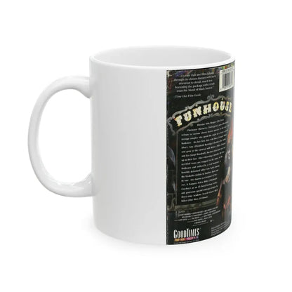 THE FUNHOUSE (VHS COVER) - White Coffee Mug - Go Mug Yourself