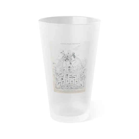 THE FURTHER ADVENTURES OF FLESH GORDON (NEVER PRODUCED) Movie Poster - Frosted Pint Glass 16oz 16oz Frosted - Go Mug Yourself