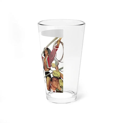 The Galloping Gaucho, The American Magazine, January 1950 (Magazine Illustration) Pint Glass 16oz - Go Mug Yourself