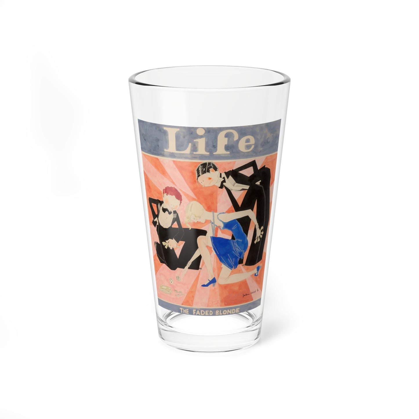 The Gamble, Life Magazine cover, August 11, 1927 (Magazine Illustration) Pint Glass 16oz-16oz-Go Mug Yourself