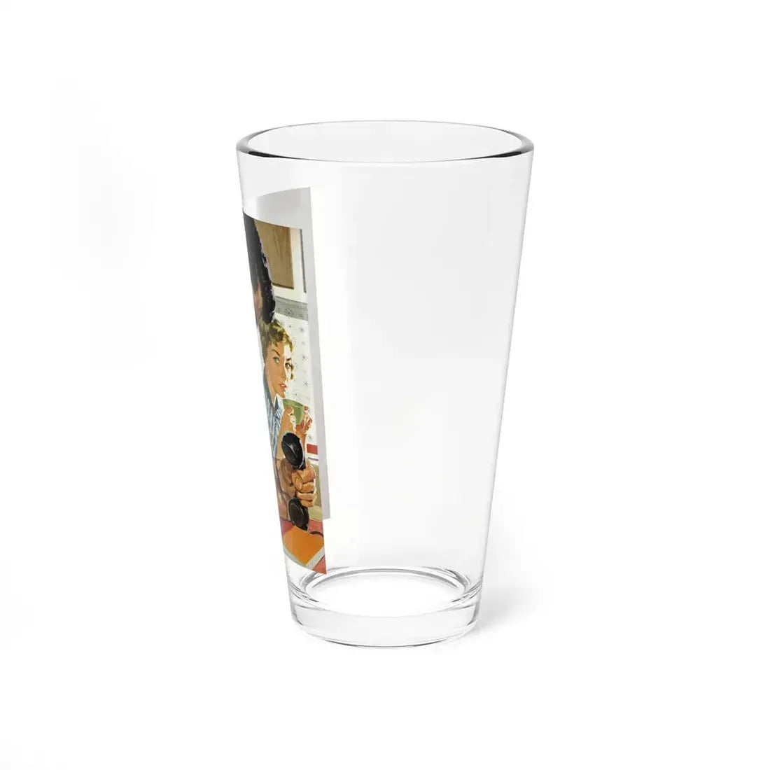 The Game and the Gamble, Redbook, October 1958 (Magazine Illustration) Pint Glass 16oz - Go Mug Yourself