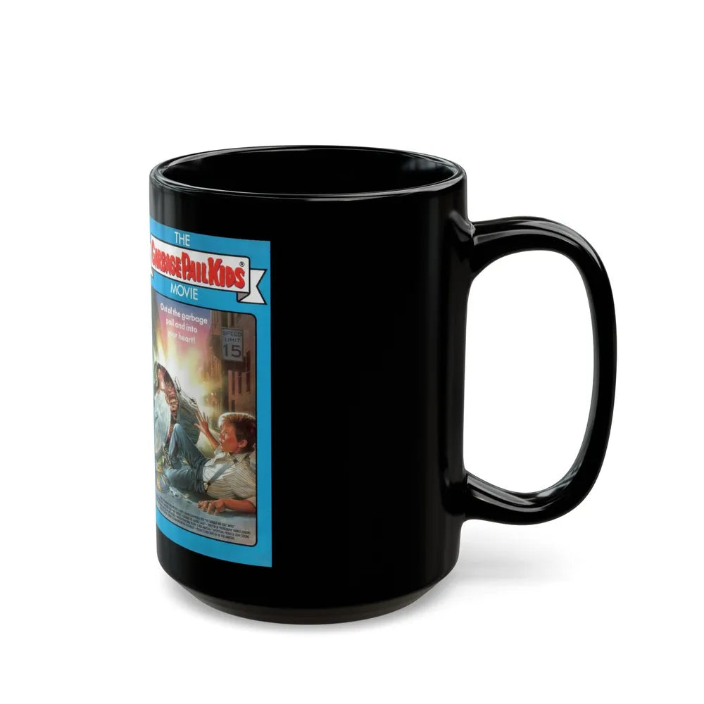 THE GARBAGE PAIL KIDS MOVIE (VHS COVER) - Black Coffee Mug-Go Mug Yourself