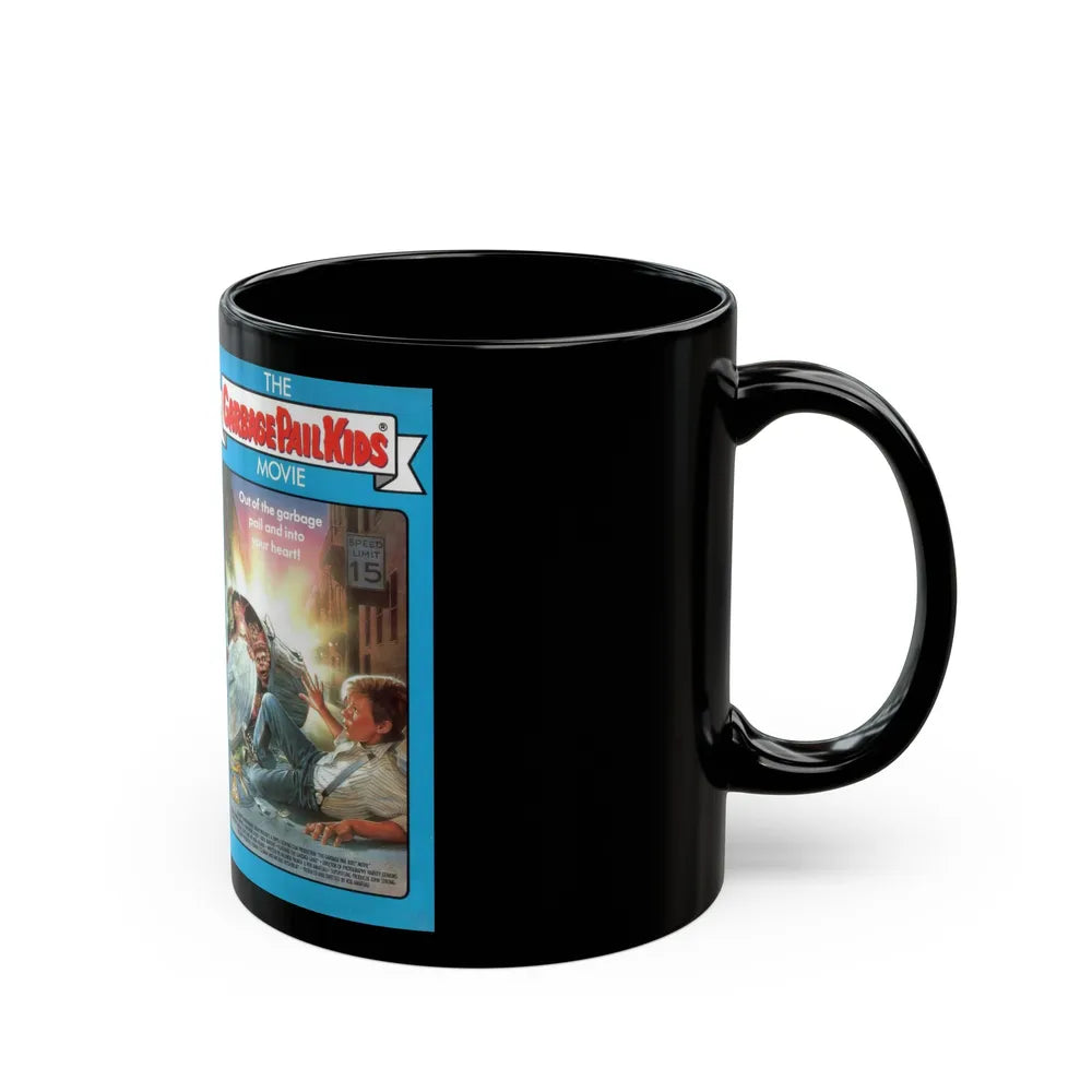 THE GARBAGE PAIL KIDS MOVIE (VHS COVER) - Black Coffee Mug-Go Mug Yourself