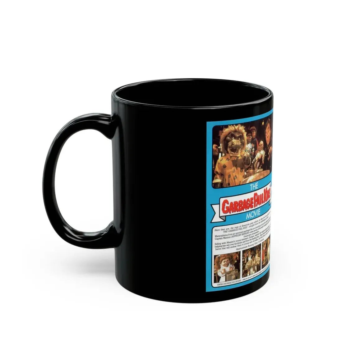THE GARBAGE PAIL KIDS MOVIE (VHS COVER) - Black Coffee Mug - Go Mug Yourself