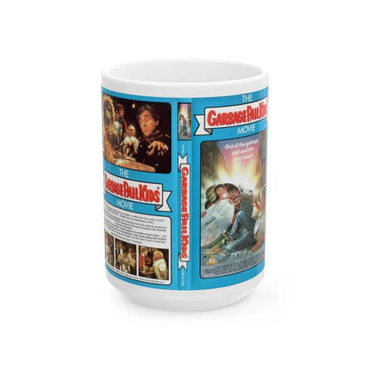 THE GARBAGE PAIL KIDS MOVIE (VHS COVER) - White Coffee Mug-15oz-Go Mug Yourself