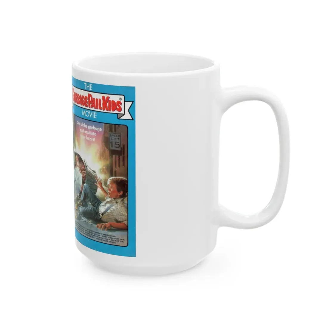 THE GARBAGE PAIL KIDS MOVIE (VHS COVER) - White Coffee Mug - Go Mug Yourself