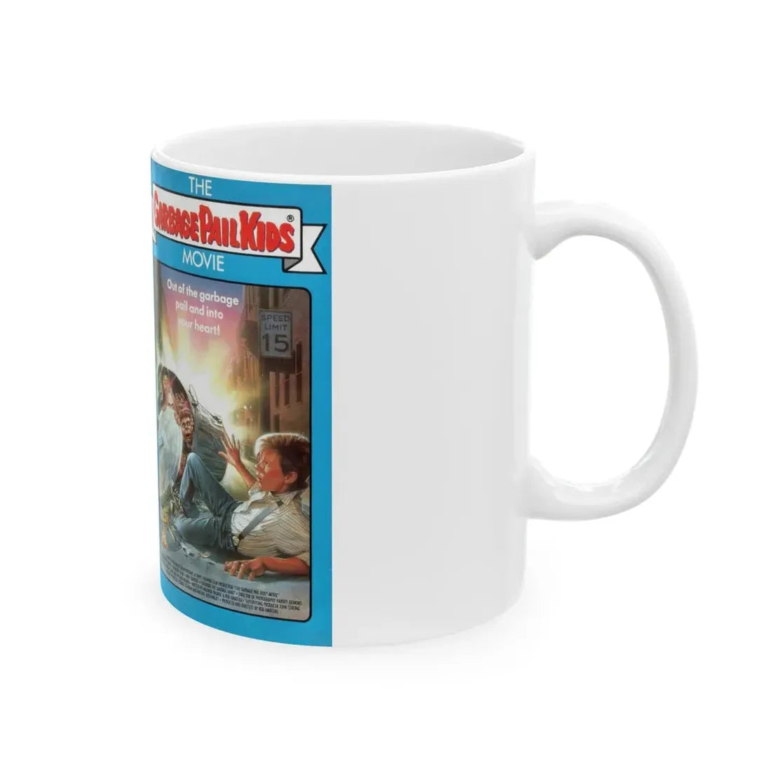 THE GARBAGE PAIL KIDS MOVIE (VHS COVER) - White Coffee Mug - Go Mug Yourself