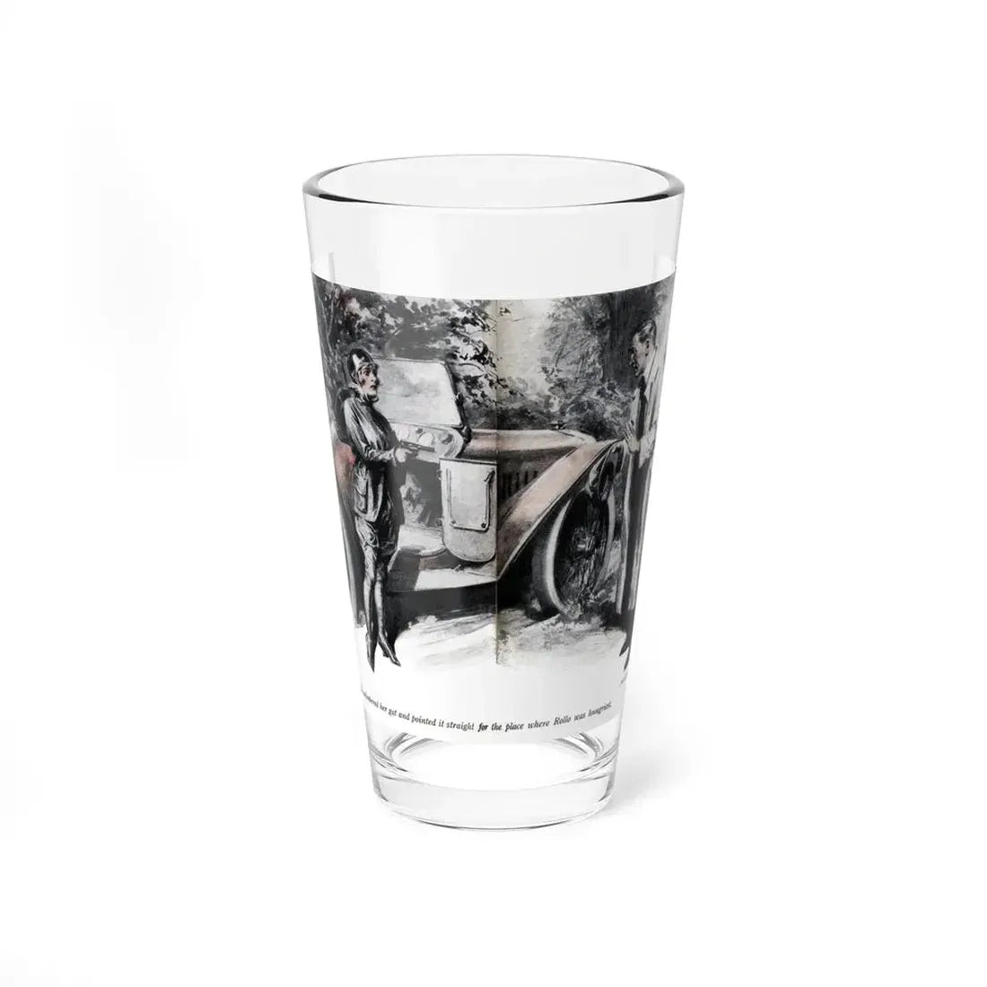 The Gas Girl (2), Photoplay magazine, August 1917 (Magazine Illustration) Pint Glass 16oz 16oz - Go Mug Yourself