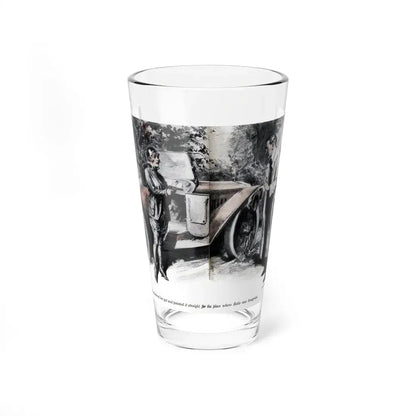 The Gas Girl (2), Photoplay magazine, August 1917 (Magazine Illustration) Pint Glass 16oz 16oz - Go Mug Yourself