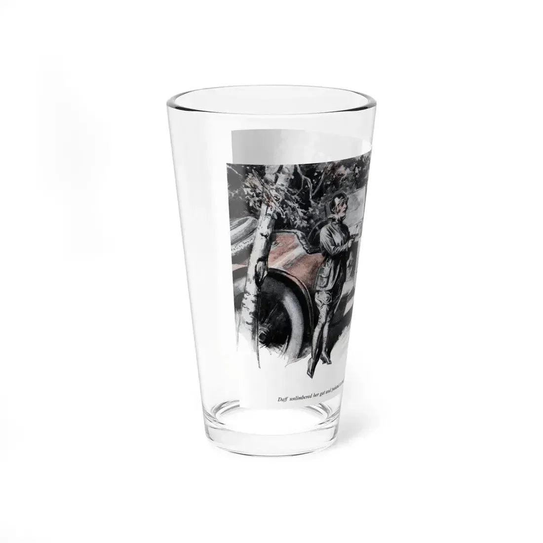 The Gas Girl (2), Photoplay magazine, August 1917 (Magazine Illustration) Pint Glass 16oz - Go Mug Yourself