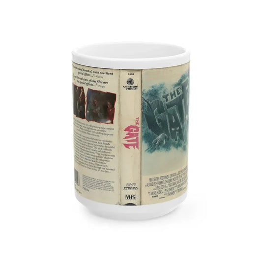 THE GATE VESTRON VIDEO (VHS COVER) - White Coffee Mug 15oz - Go Mug Yourself
