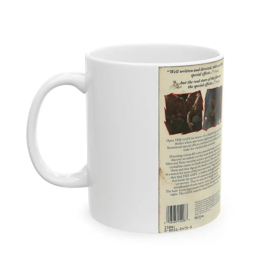 THE GATE VESTRON VIDEO (VHS COVER) - White Coffee Mug - Go Mug Yourself