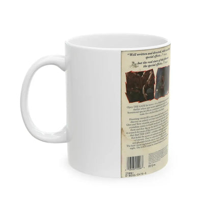 THE GATE VESTRON VIDEO (VHS COVER) - White Coffee Mug - Go Mug Yourself
