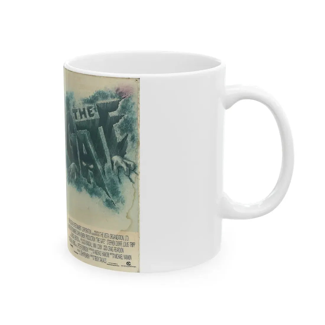 THE GATE VESTRON VIDEO (VHS COVER) - White Coffee Mug - Go Mug Yourself