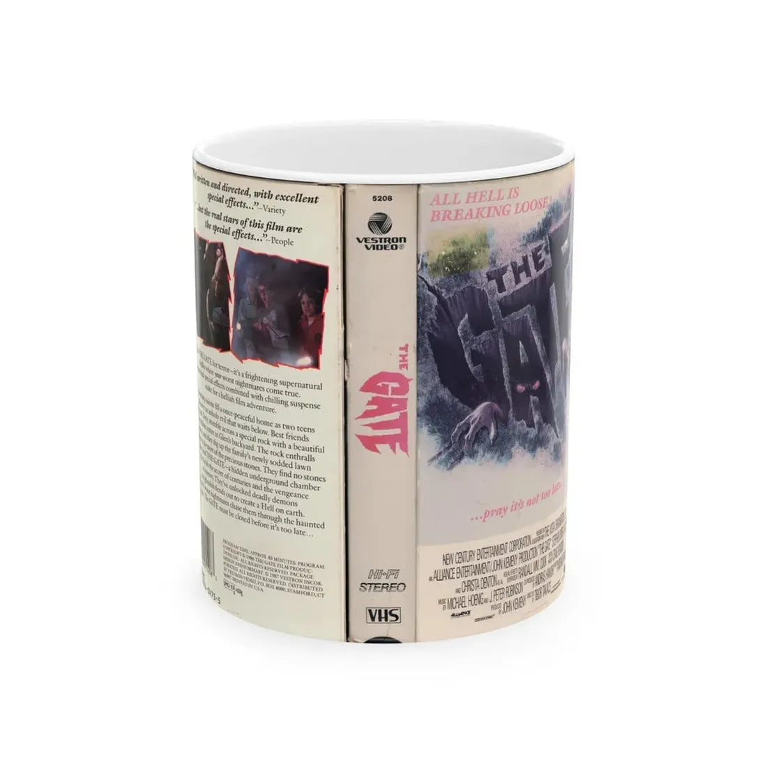 THE GATE (VHS COVER) - White Coffee Mug 11oz - Go Mug Yourself