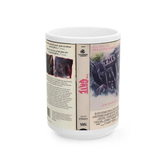 THE GATE (VHS COVER) - White Coffee Mug 15oz - Go Mug Yourself