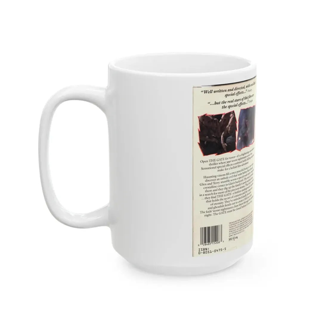 THE GATE (VHS COVER) - White Coffee Mug - Go Mug Yourself