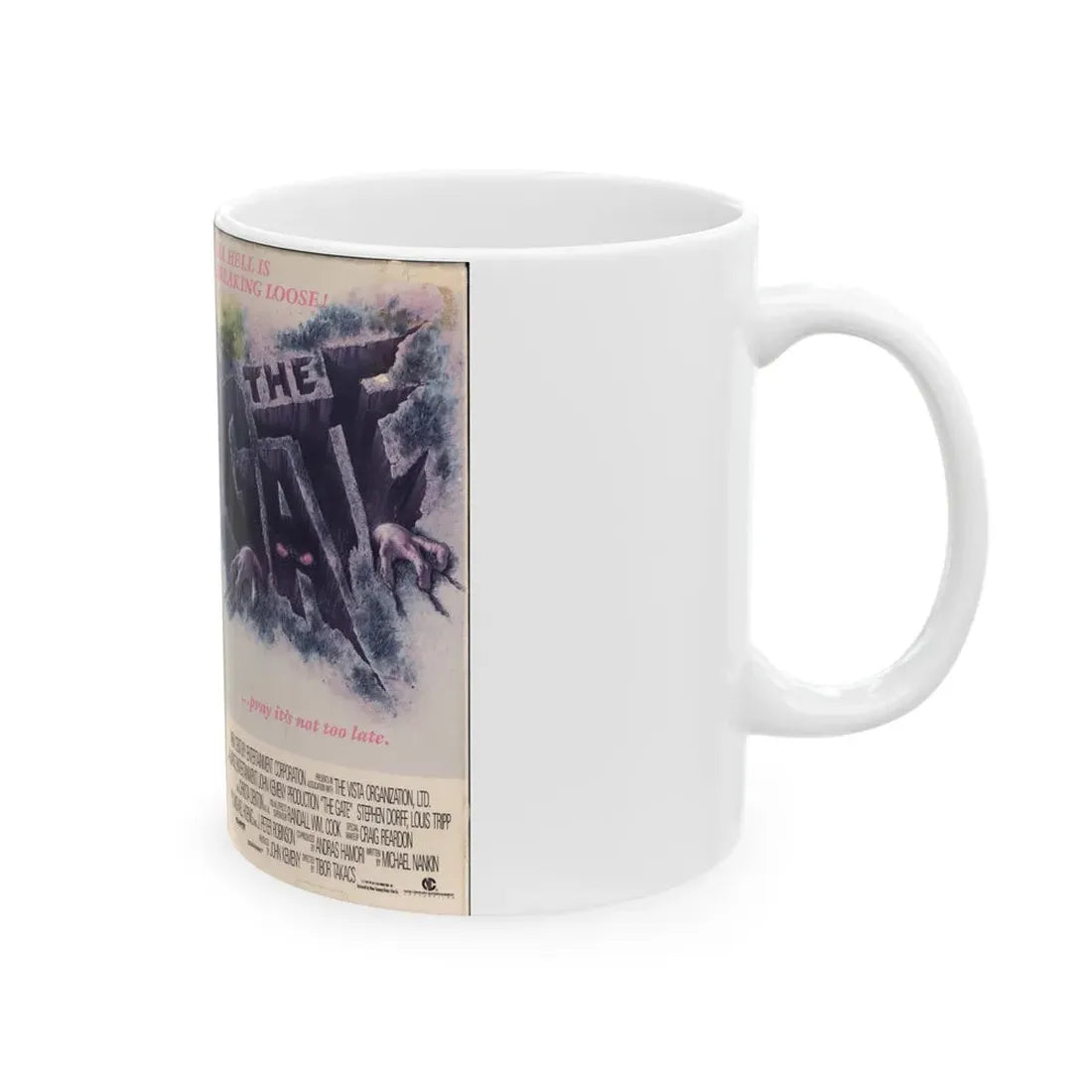 THE GATE (VHS COVER) - White Coffee Mug - Go Mug Yourself