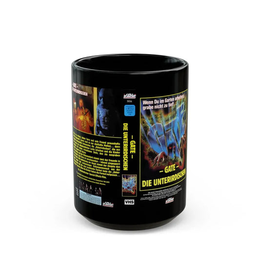 THE GATE=GERMAN COVER (VHS COVER) - Black Coffee Mug 15oz - Go Mug Yourself