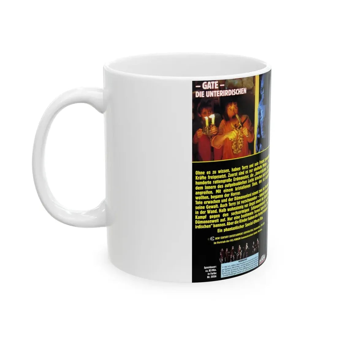 THE GATE=GERMAN COVER (VHS COVER) - White Coffee Mug - Go Mug Yourself