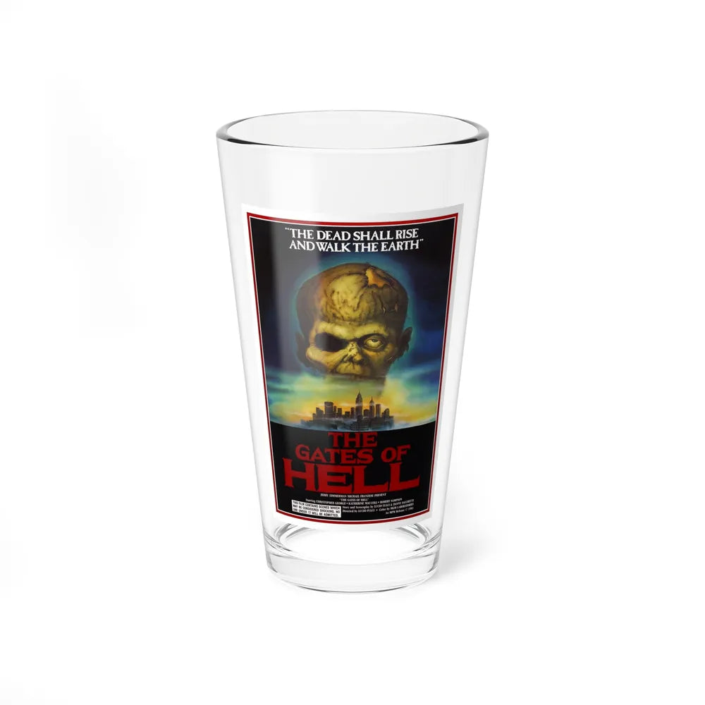 THE GATES OF HELL (CITY OF THE LIVING DEAD) 1980 Movie Poster - Pint Glass 16oz-16oz-Go Mug Yourself