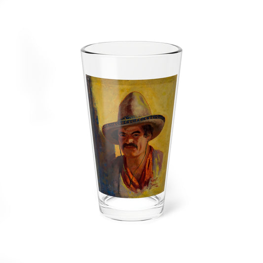 The Gaucho (Magazine Illustration) Pint Glass 16oz-16oz-Go Mug Yourself