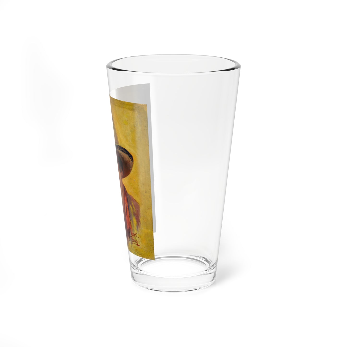 The Gaucho (Magazine Illustration) Pint Glass 16oz-Go Mug Yourself