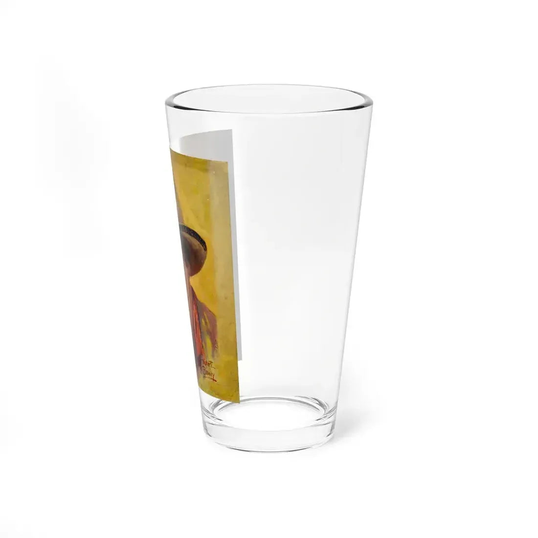 The Gaucho (Magazine Illustration) Pint Glass 16oz - Go Mug Yourself