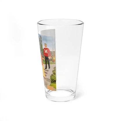The Geek's Fantasy (Magazine Illustration) Pint Glass 16oz - Go Mug Yourself