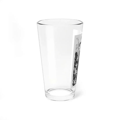 The Gentle Art Of Pottering by Mary Ann Gibbs, Homes And Gardens magazine, 1960 (Magazine Illustration) Pint Glass 16oz - Go Mug Yourself