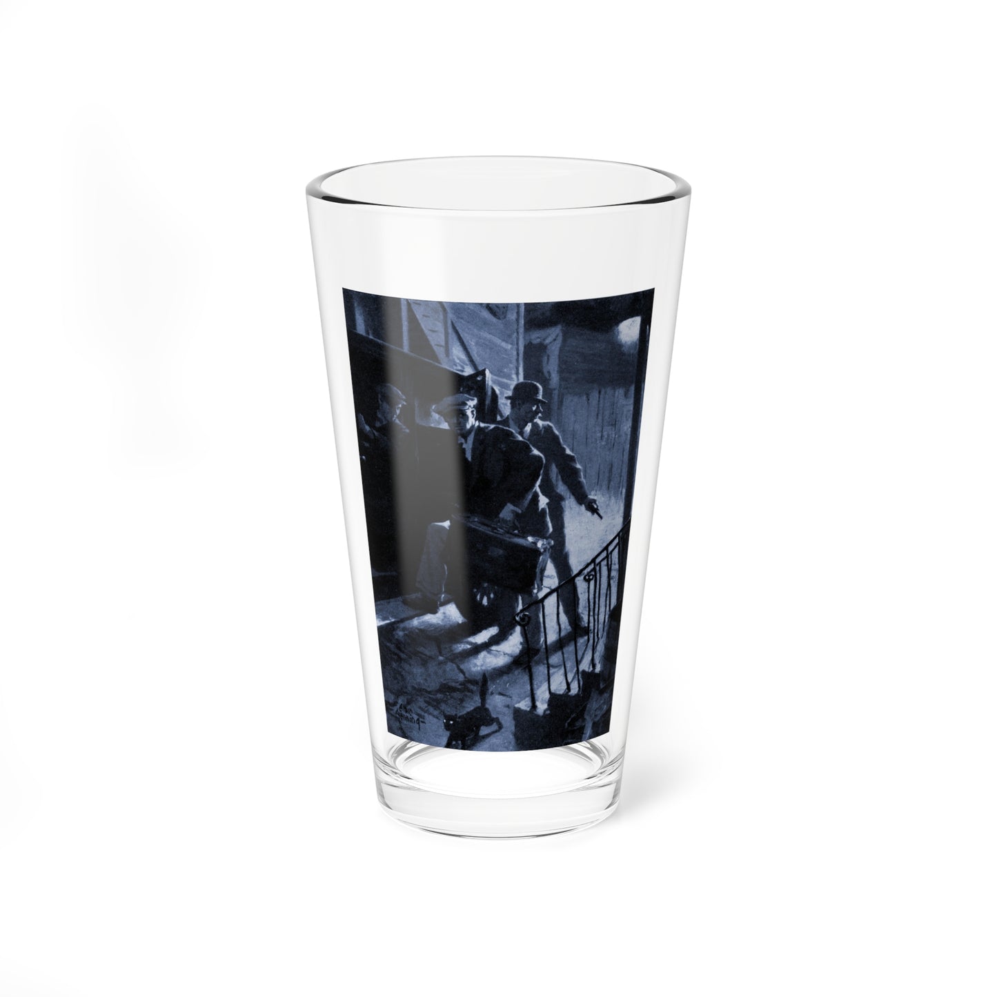 The Getaway, 1933 (Magazine Illustration) Pint Glass 16oz-16oz-Go Mug Yourself