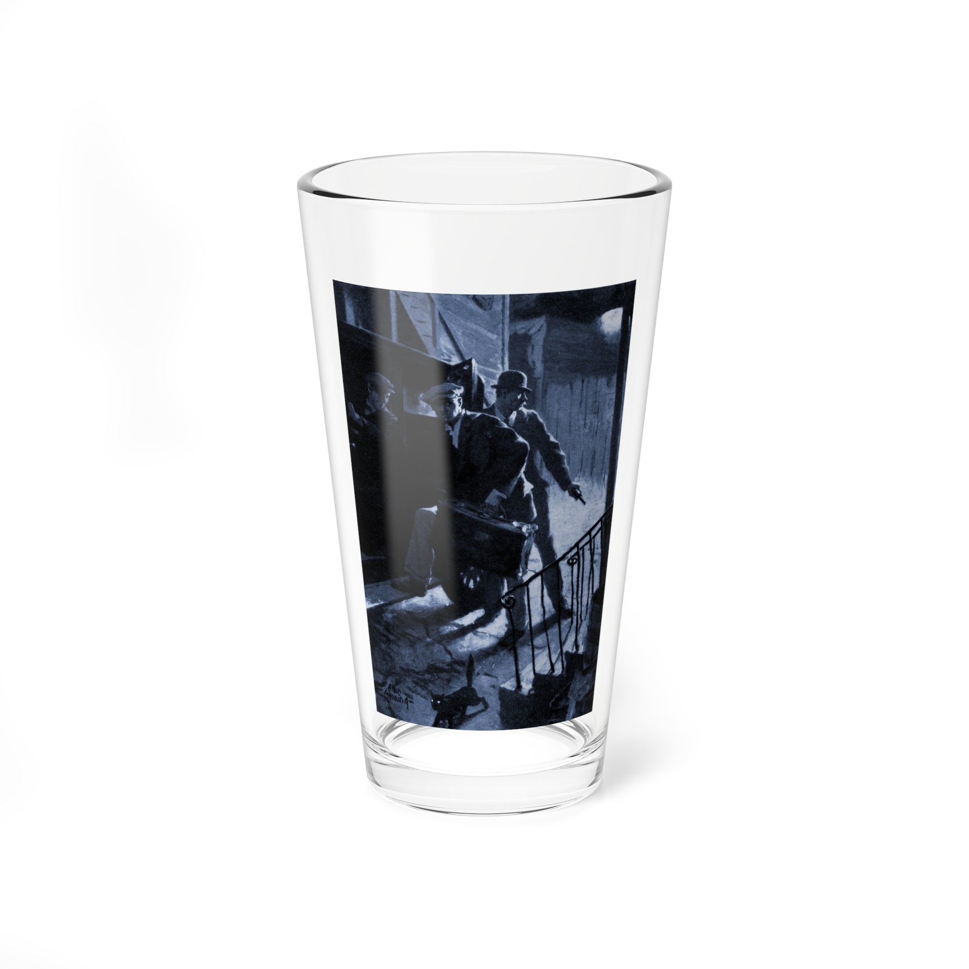 The Getaway, 1933 (Magazine Illustration) Pint Glass 16oz-16oz-Go Mug Yourself