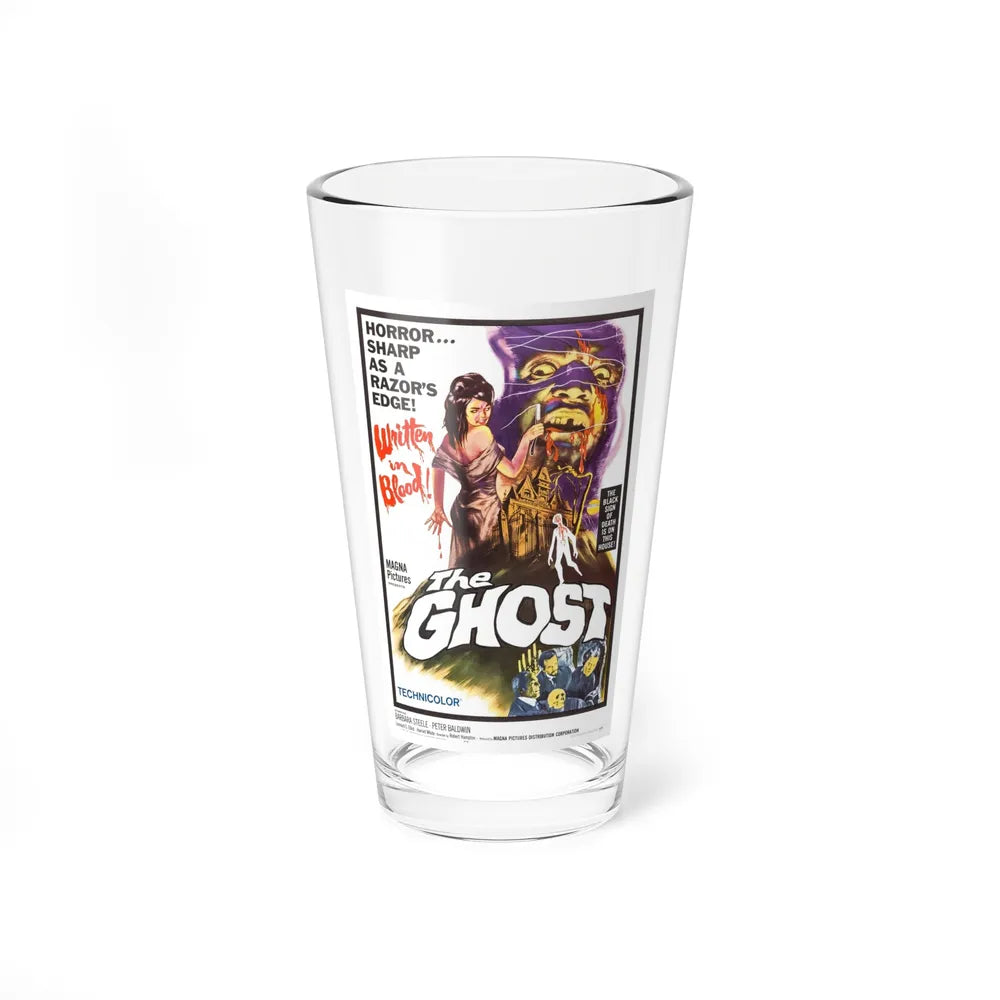 THE GHOST 1963 Movie Poster - Pint Glass 16oz-16oz-Go Mug Yourself