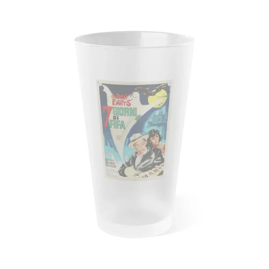 THE GHOST AND MR CHICKEN 1966 Movie Poster - Frosted Pint Glass 16oz 16oz Frosted - Go Mug Yourself